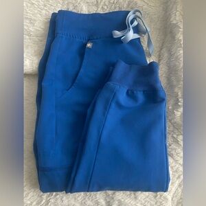 Royal blue fig pants